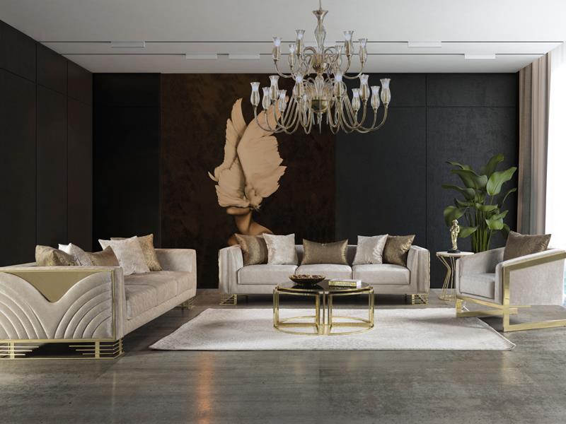 Bella Gold Koltuk Takımı