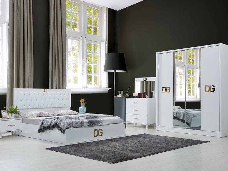 D&G Beyaz Yatak Odası Takımı