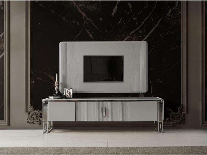 Solo Gri TV ünitesi