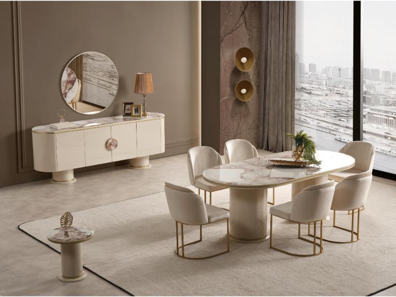 Cartier Krem Yemek Odası