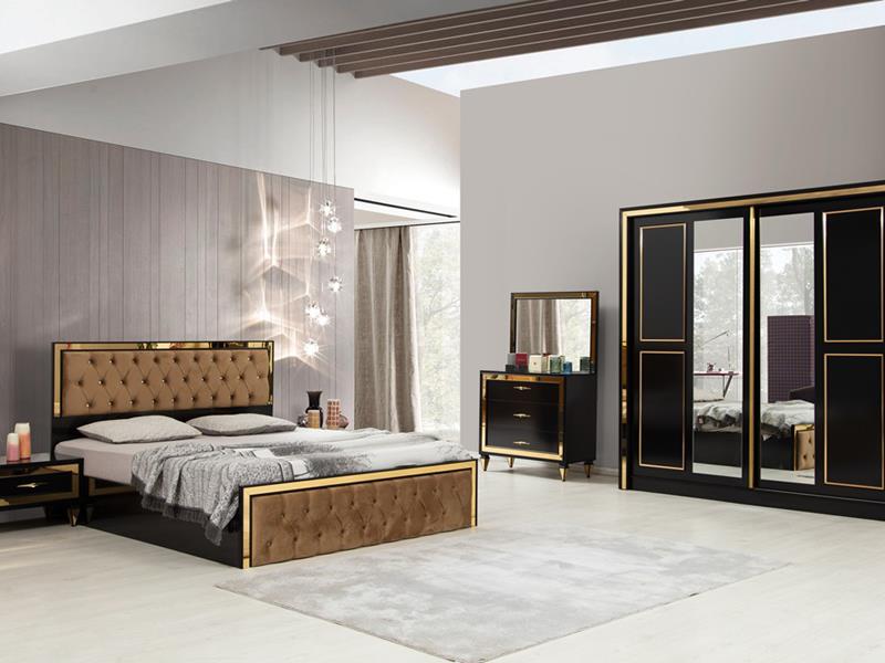 Prenses Siyah Yatak Odası Takımı