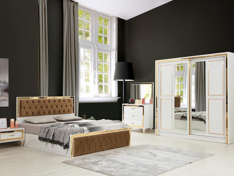 Prenses Beyaz Yatak Odası Takımı