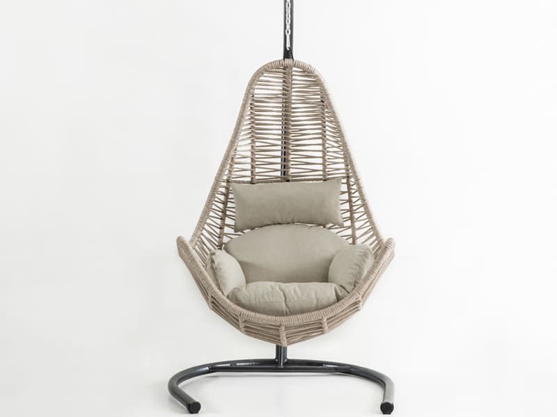 Zen Krem Rattan Krem Kumaş Salıncak