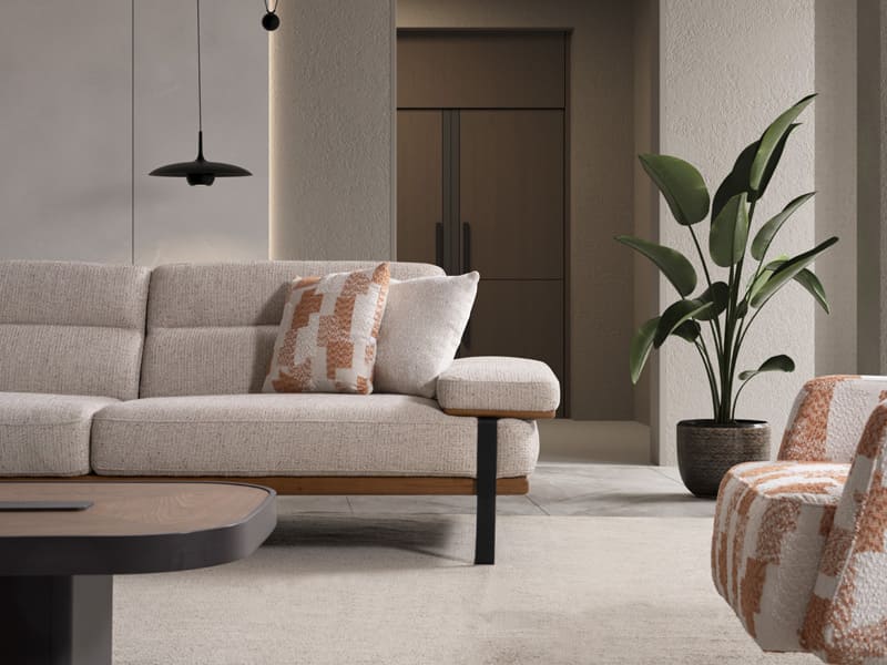 Lavinia Krem Koltuk Takımı