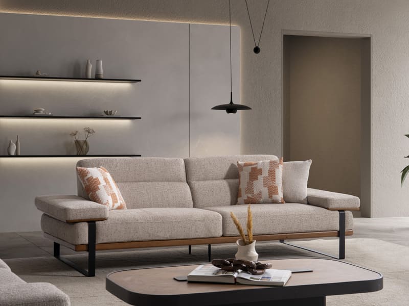 Lavinia Krem Koltuk Takımı