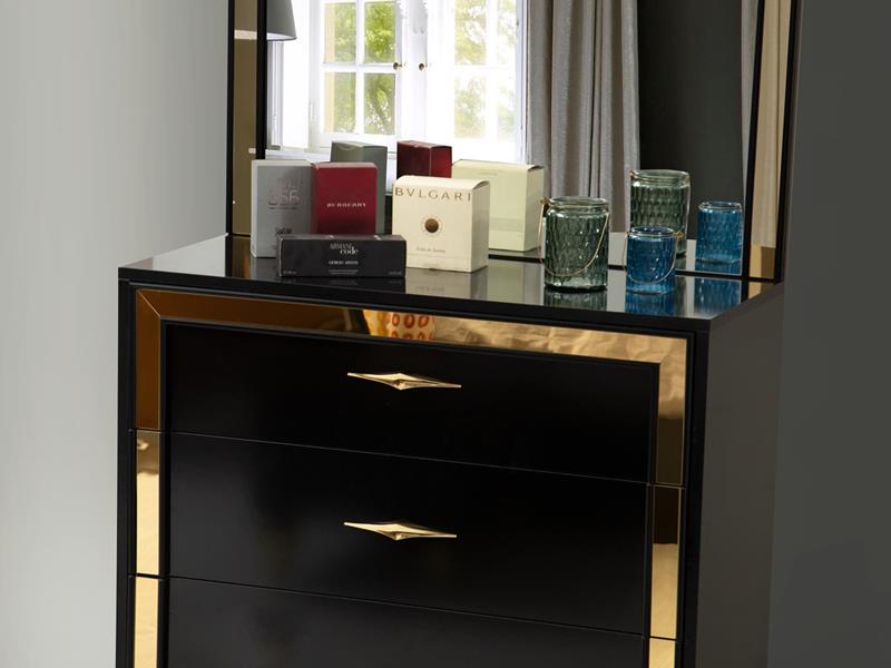 Prenses Siyah Yatak Odası Takımı