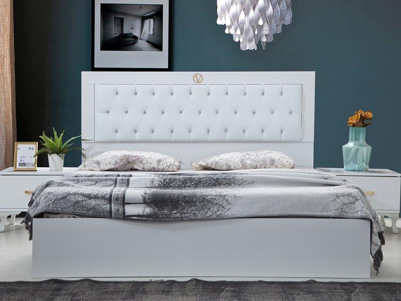 Versac Beyaz Yatak Odası Takımı