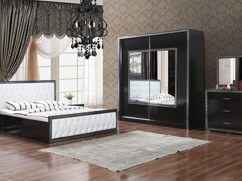 Versac Siyah Yatak Odası Takımı