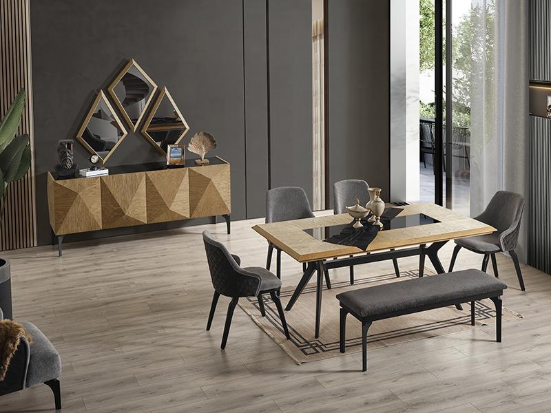 Piramit Yemek Odası Takımı