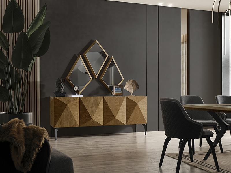 Piramit Yemek Odası Takımı