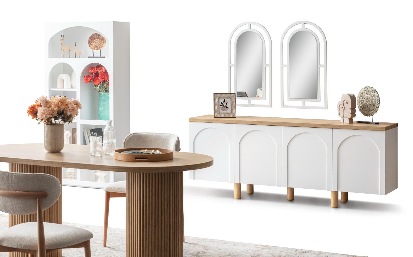 Siena Beyaz Yemek Odası