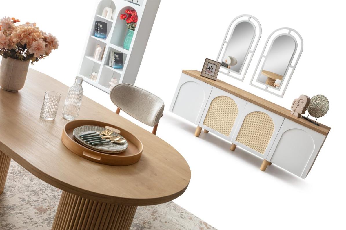 Siena Beyaz Yemek Odası