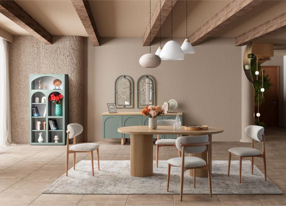 Siena Yeşil Yemek Odası