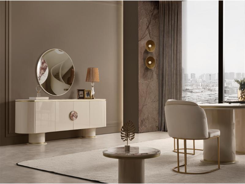 Cartier Krem Yemek Odası