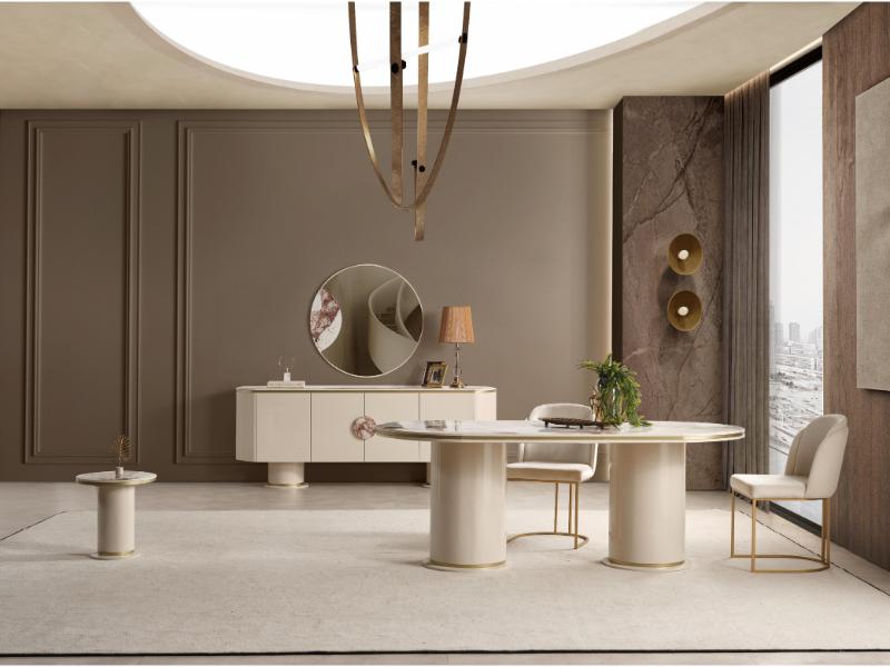 Cartier Krem Yemek Odası