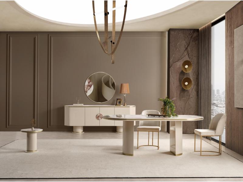 Cartier Krem Yemek Odası