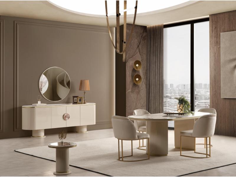 Cartier Krem Yemek Odası