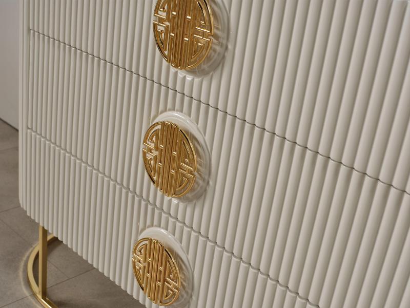 Gucci Capucino siyah cam gold metal Yatak Odası Takımı