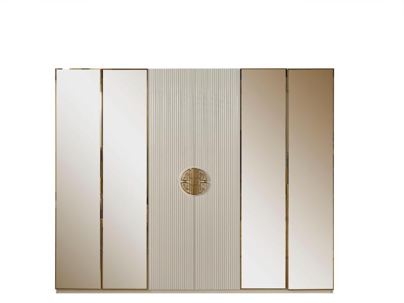 Gucci Capucino siyah cam gold metal Yatak Odası Takımı