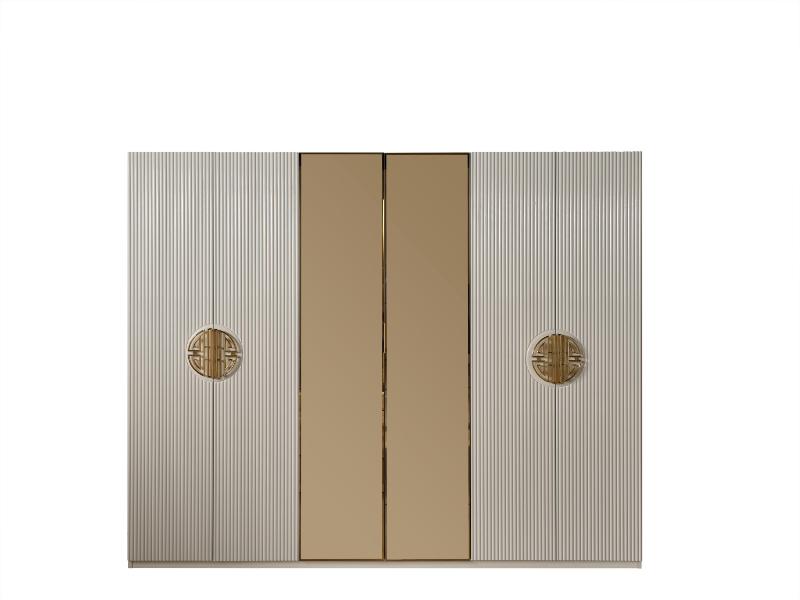 Gucci Capucino siyah cam gold metal Yatak Odası Takımı