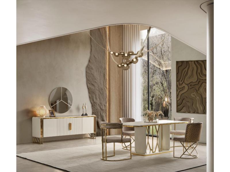 Solo Ekru Yemek Odası 