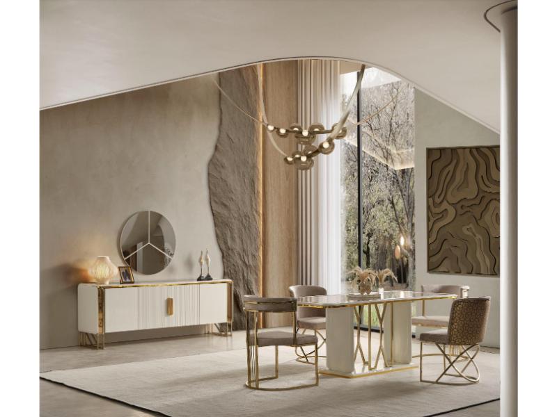 Solo Ekru Yemek Odası 