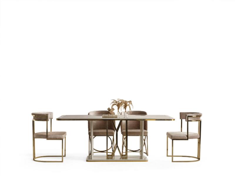 Solo Ekru Yemek Odası 