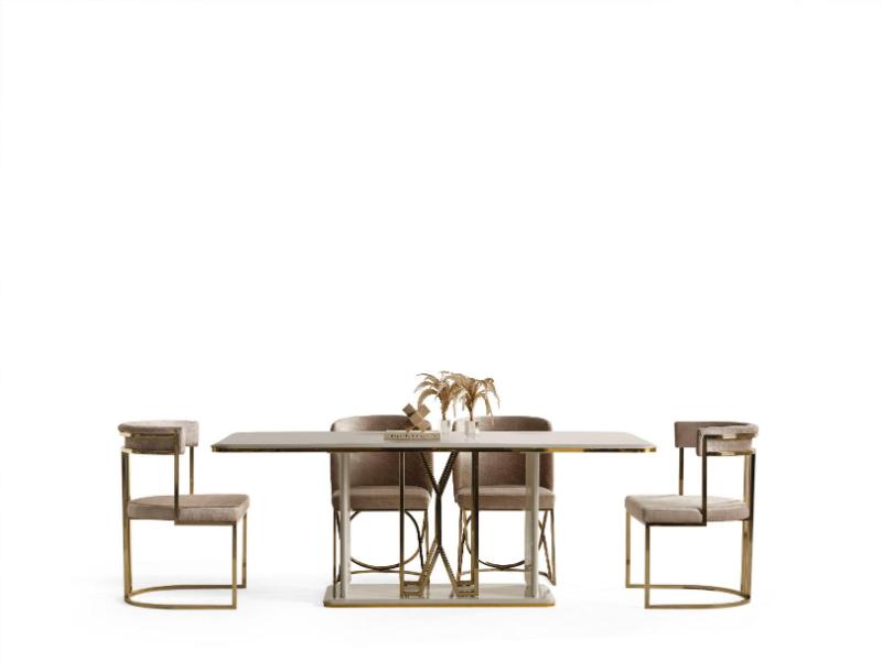 Solo Ekru Yemek Odası 