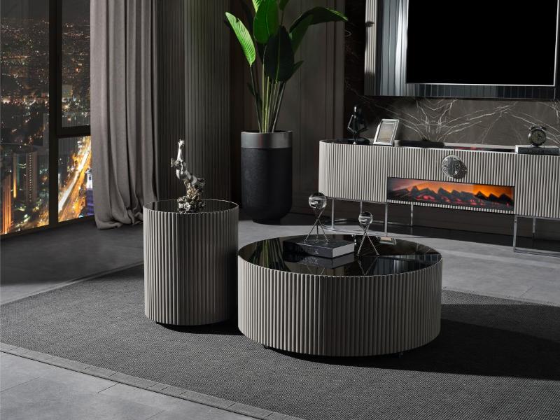 Gucci Duman Gri Tv Ünitesi