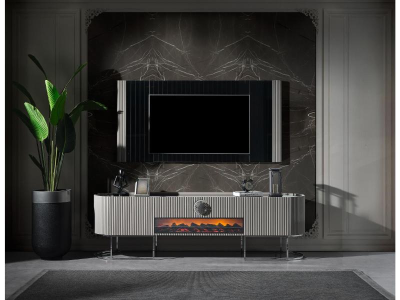 Gucci Duman Gri Tv Ünitesi