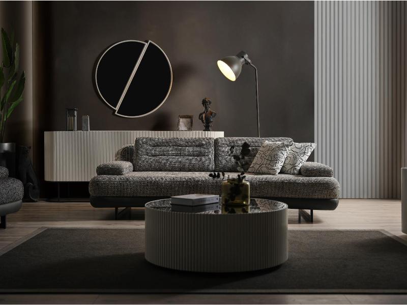 Gucci Ekru Siyah Serisi Koltuk Takımı