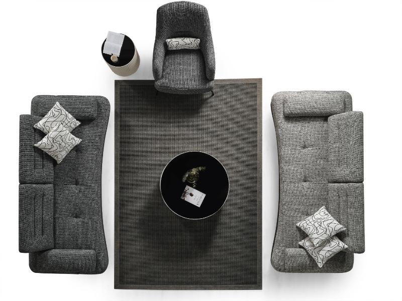 Gucci Ekru Siyah Serisi Koltuk Takımı