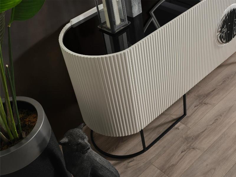 Gucci Ekru Siyah Serisi Yemek Odası Takımı