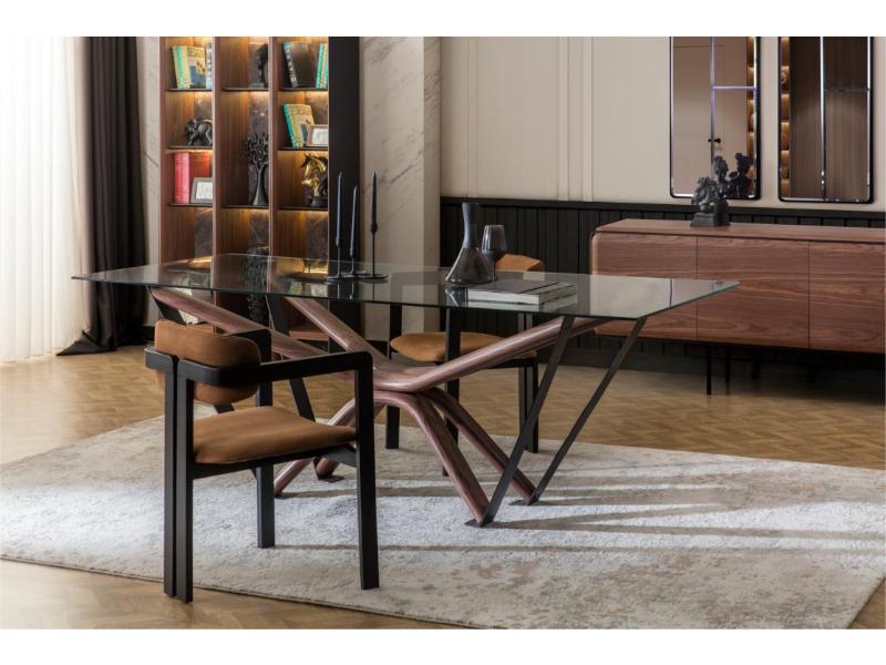 Odessa Cam Masa Yemek Takımı