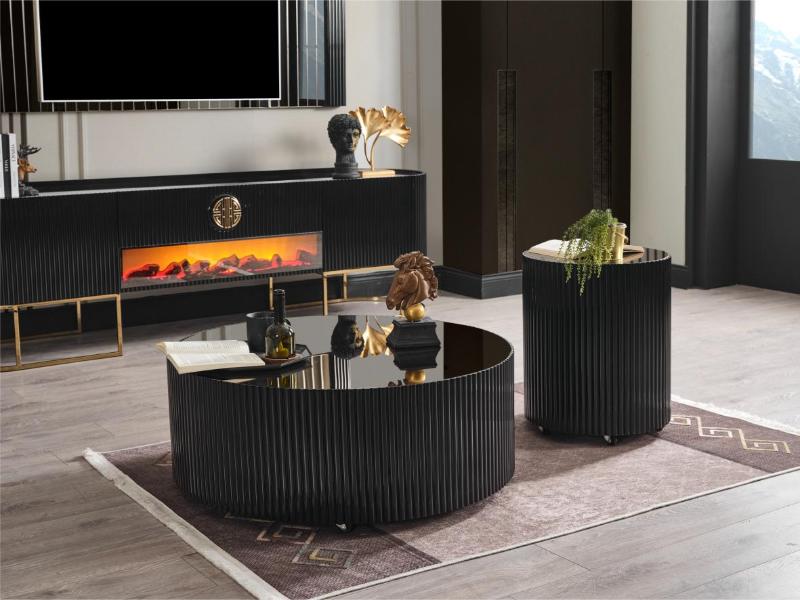 Gucci Siyah Gold Tv Ünitesi