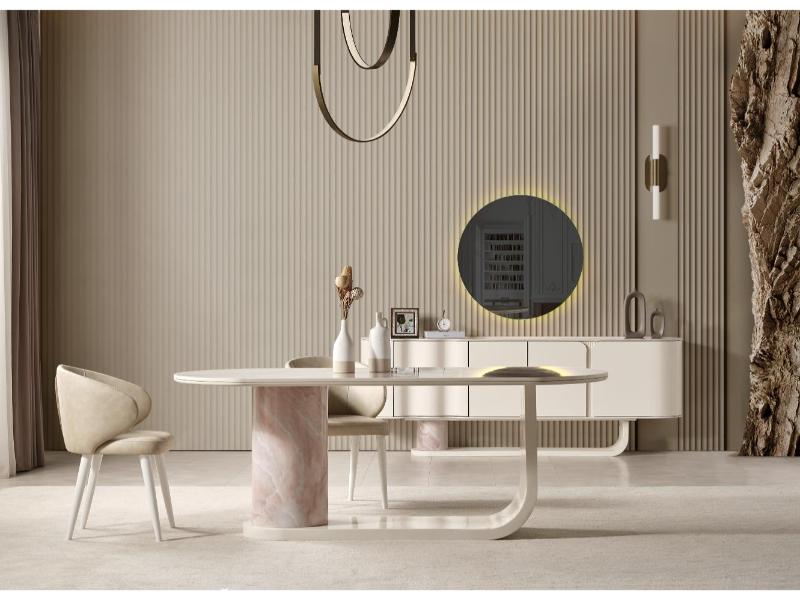 Puffy Yemek Odası Takımı