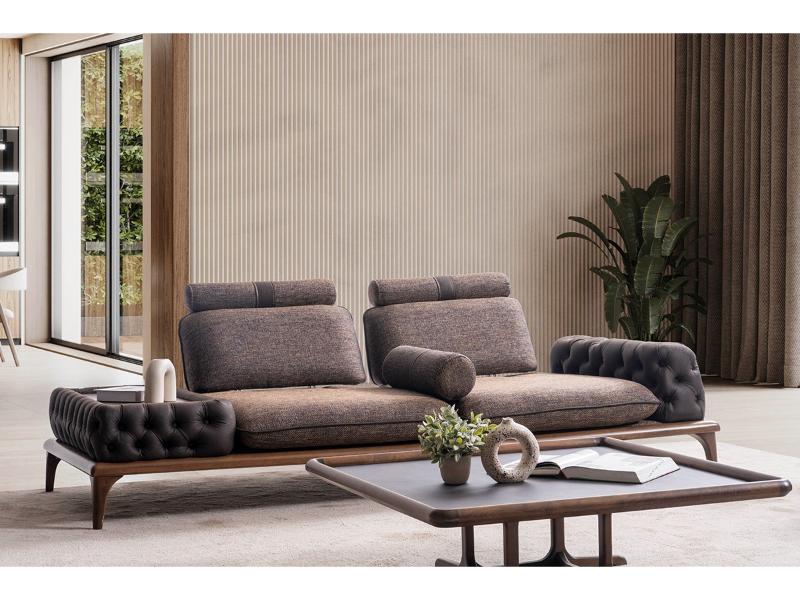 Pisa Ahşap Ayaklı Koltuk Takımı