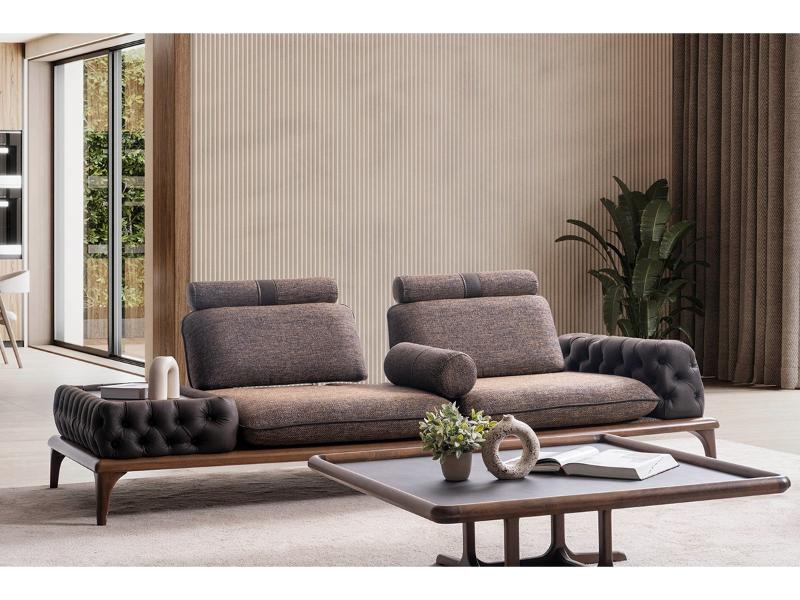 Pisa Ahşap Ayaklı Koltuk Takımı