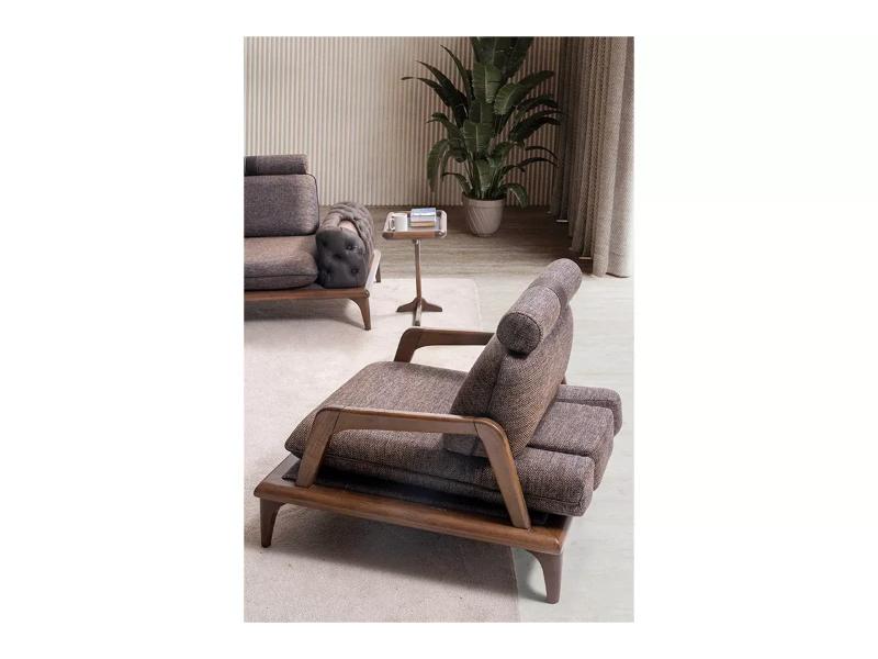 Pisa Ahşap Ayaklı Koltuk Takımı