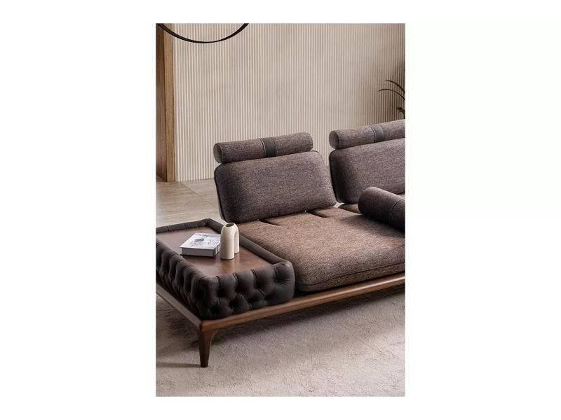 Pisa Ahşap Ayaklı Koltuk Takımı